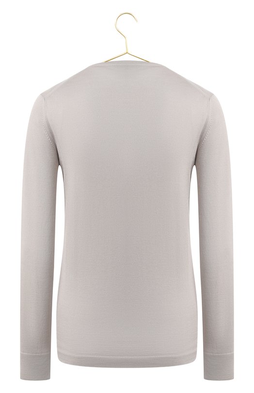 Пуловер из шелка и хлопка | Loro Piana | Серый - 2