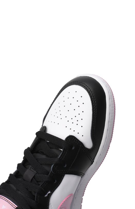 Кеды Air Jordan 1 Mid GS Arctic Pink | Nike | Чёрно-белый - 8