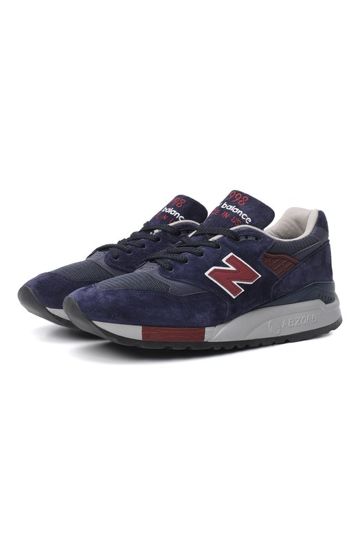 998 Made In USA Navy Burgundy New Balance