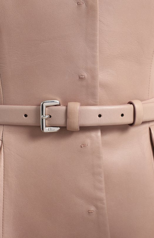 Кожаный жилет | Dior | Розовый - 3
