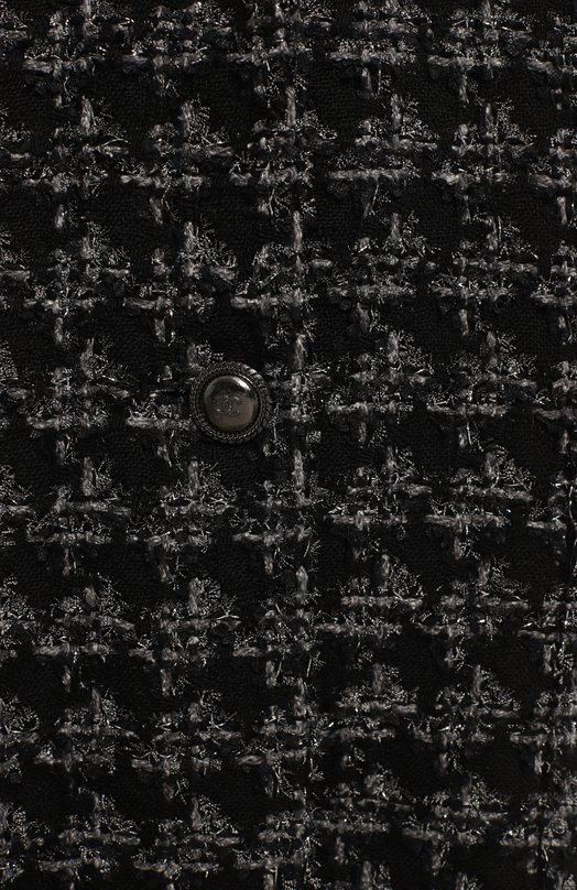 Жакет из шерсти и шелка | Chanel | Чёрный - 3