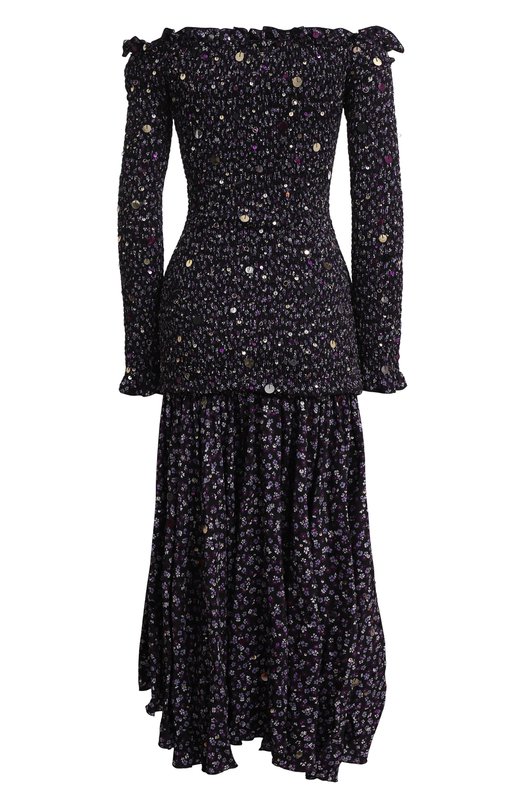 Шелковое платье | Altuzarra | Фиолетовый - 2