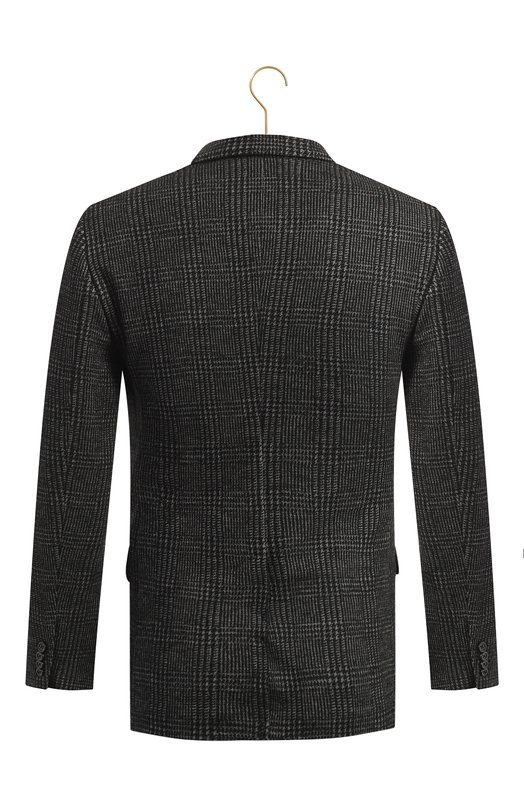 Пиджак из шерсти и шелка | Dolce & Gabbana | Серый - 2
