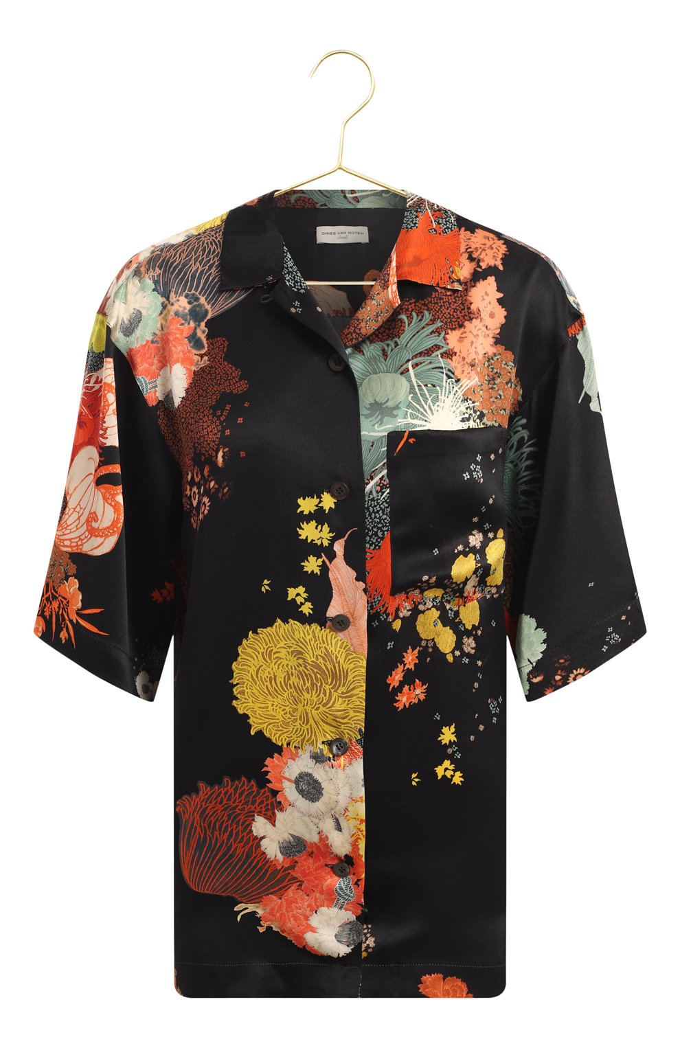 Шелковая блузка | Dries Van Noten | Чёрный - 1