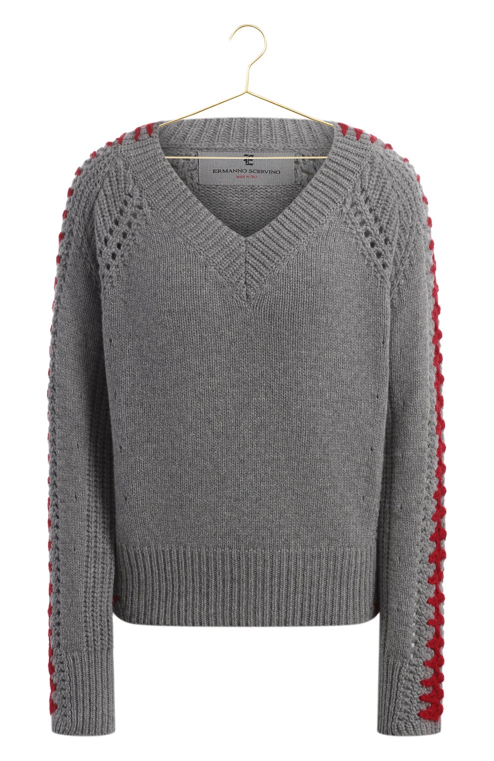 Пуловер из шерсти и кашемира | Ermanno Scervino | Серый - 1