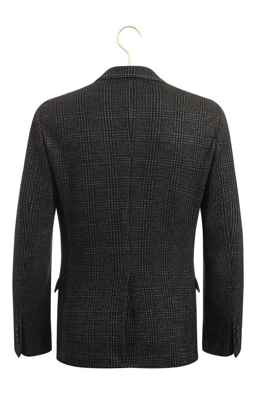 Пиджак из шерсти и шелка с кашемиром | Dolce & Gabbana | Серый - 2