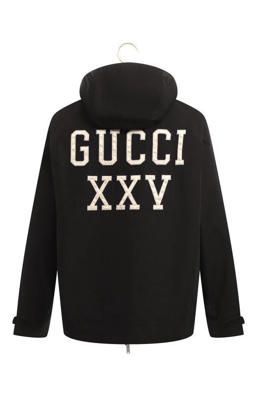 Хлопковая куртка | Gucci | Чёрный - 2