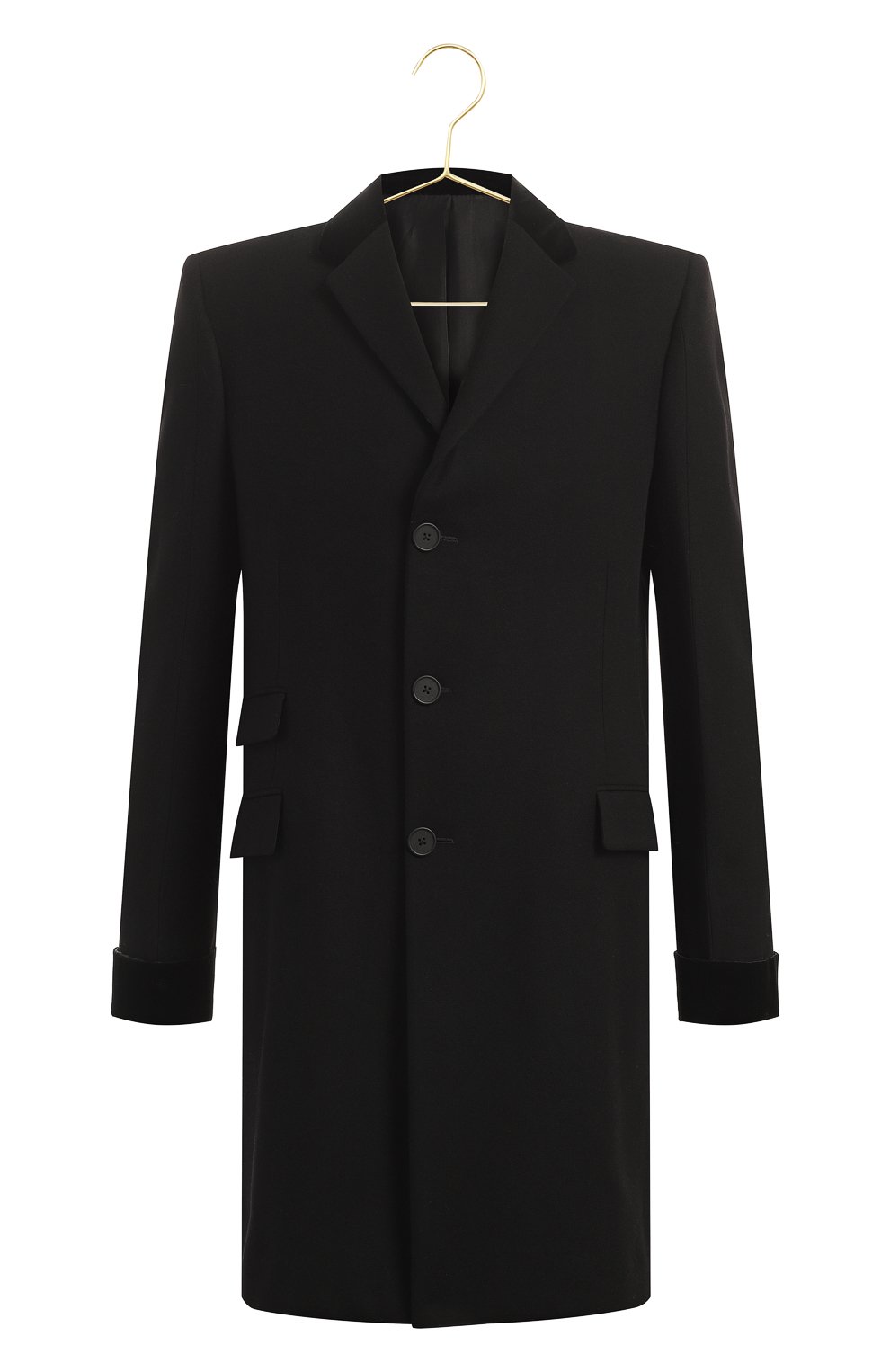 Пальто из шерсти и кашемира | Bottega Veneta | Чёрный - 1