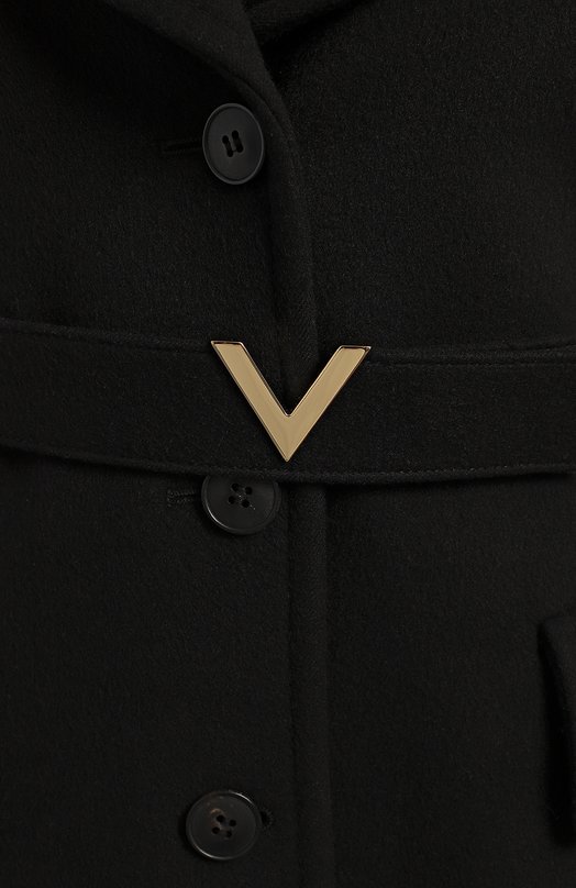 Шерстяное пальто | Valentino | Чёрный - 3