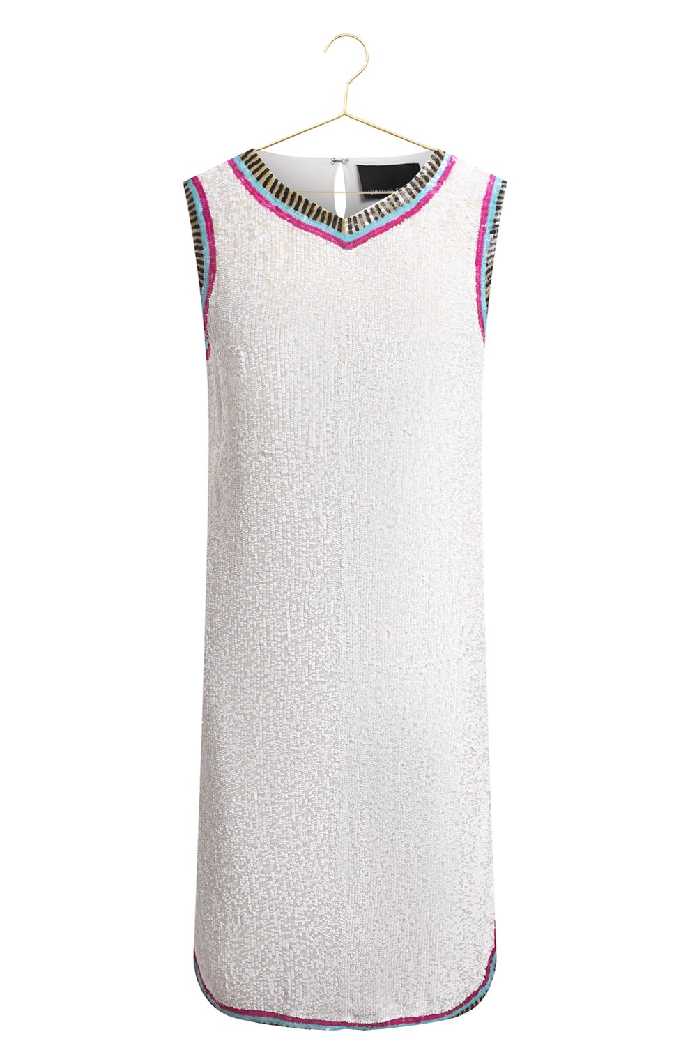 Платье из вискозы | Cynthia Rowley | Белый - 1