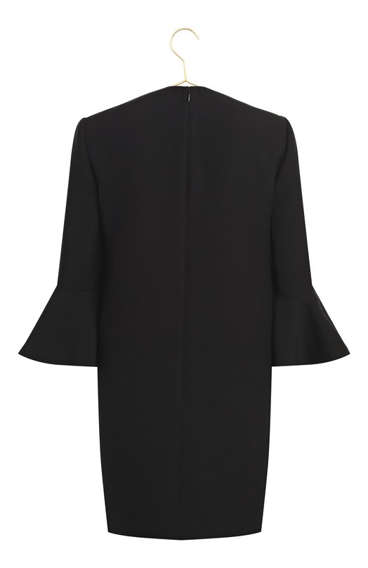 Платье из шерсти и шелка | Valentino | Чёрный - 2