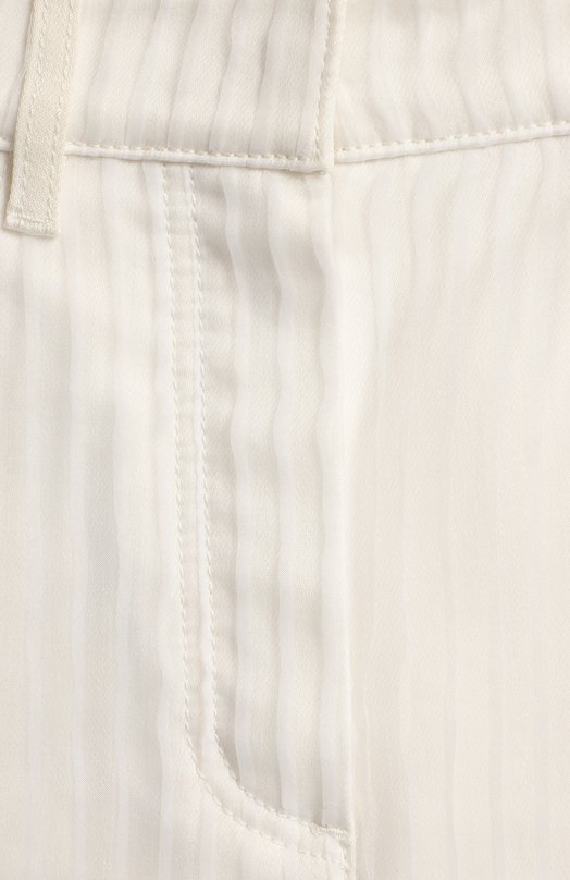 Хлопковые шорты | Chanel | Белый - 4