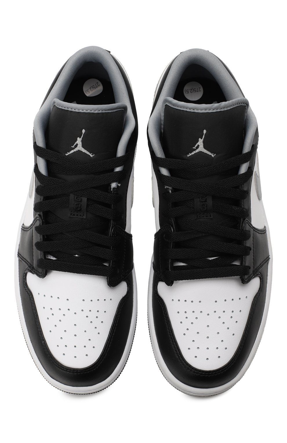 Кеды Air Jordan 1 Low "Black White Grey" | Nike | Чёрно-белый - 2