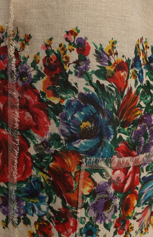 Костюм изо льна и шелка | Dolce & Gabbana | Разноцветный - 7