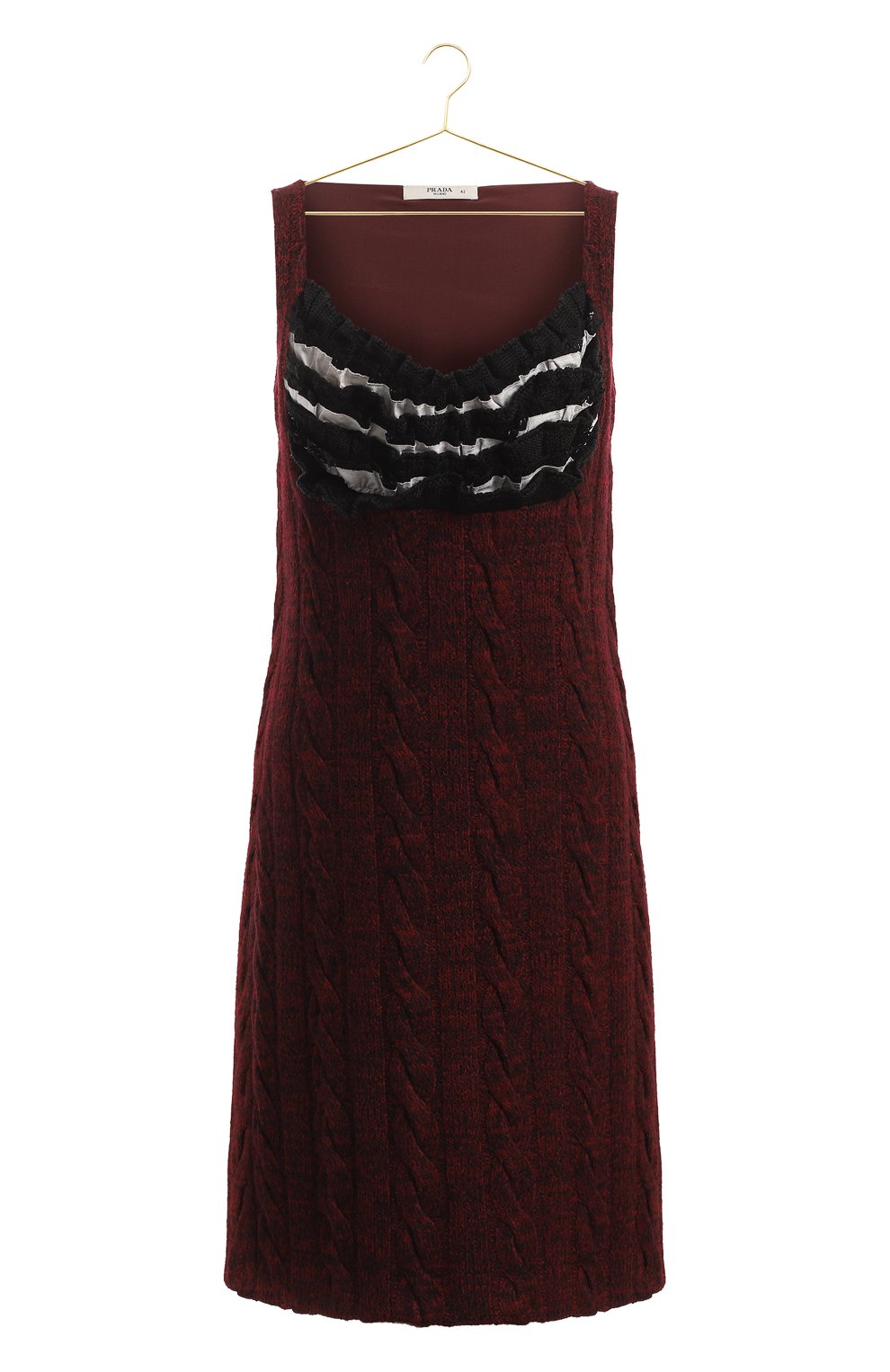 Шерстяное платье | Prada | Бордовый - 1