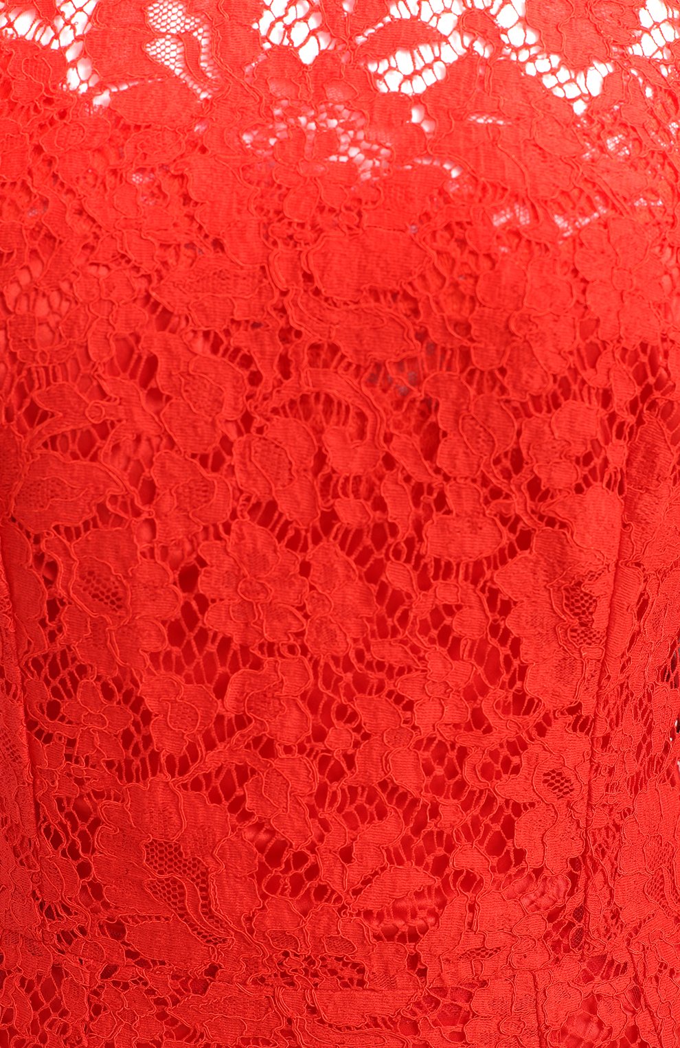 Платье из хлопка и вискозы | Dolce & Gabbana | Красный - 3