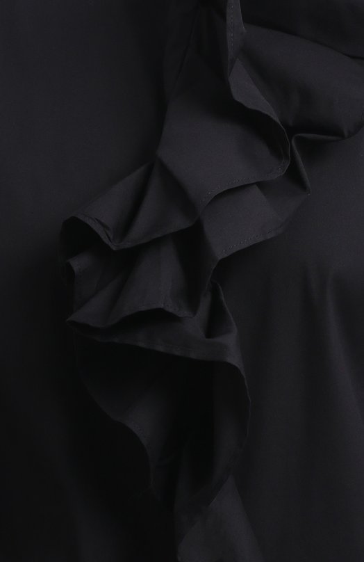 Хлопковая блузка | sara roka | Чёрный - 3