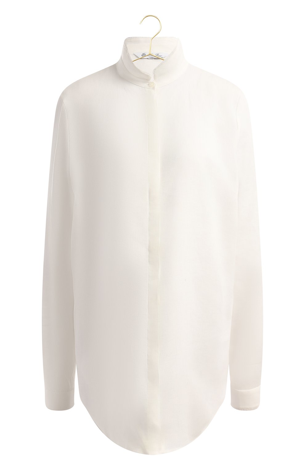 Льняная рубашка | Loro Piana | Белый - 1