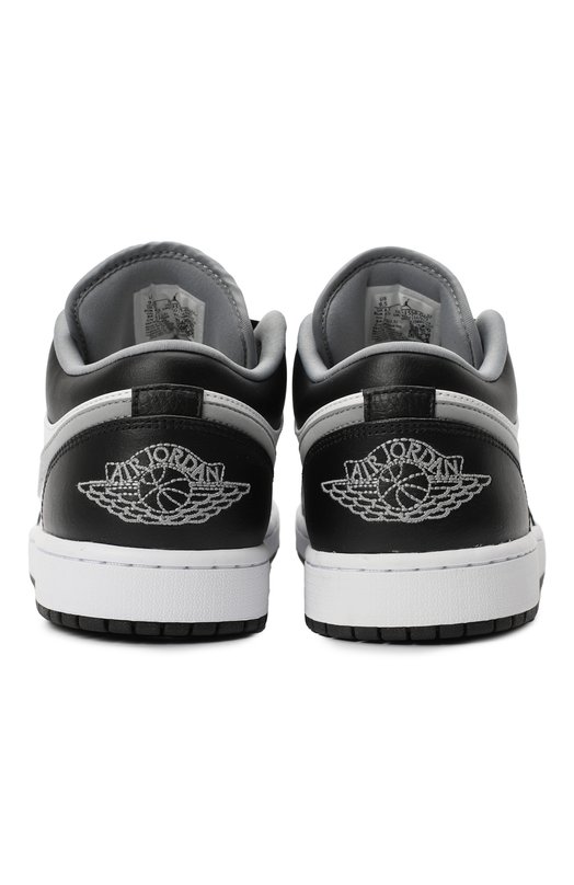 Кеды Air Jordan 1 Low "Black White Grey" | Nike | Чёрно-белый - 3