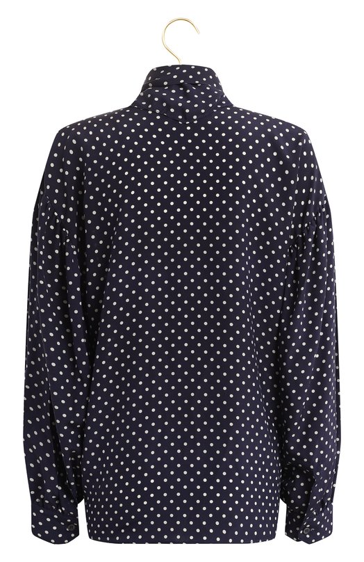 Шелковая блузка | Miu Miu | Синий - 2