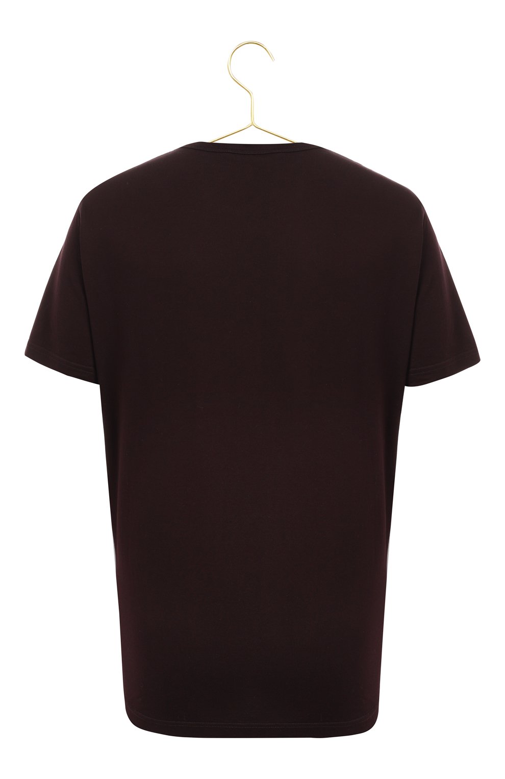 Хлопковая футболка | Dolce & Gabbana | Бордовый - 2