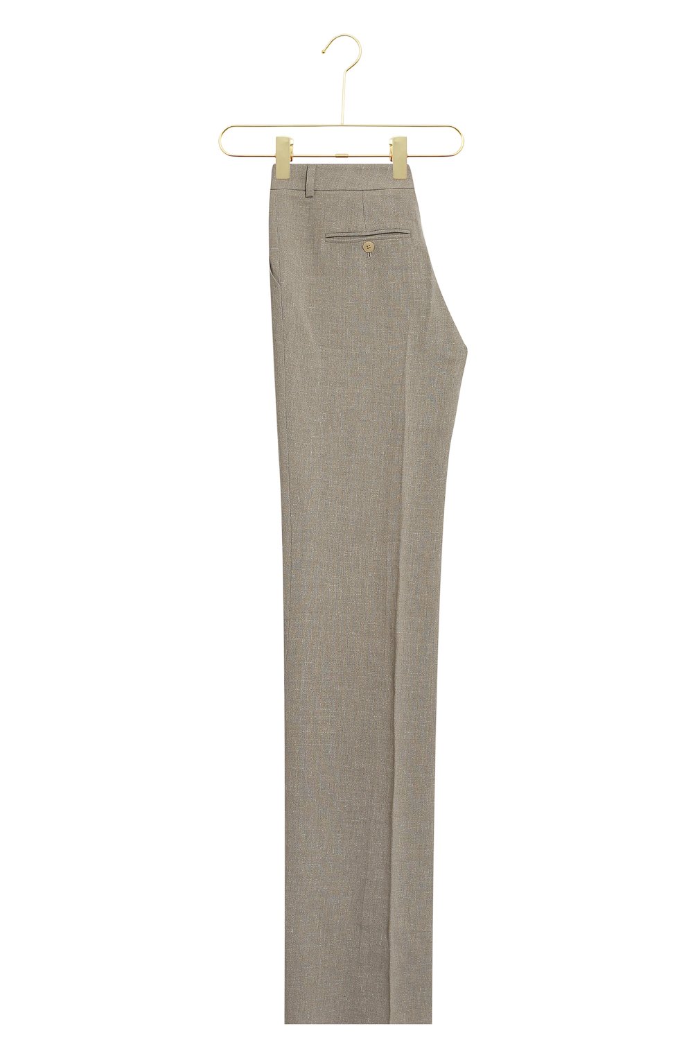 Льняные брюки | Loro Piana | Серый - 2