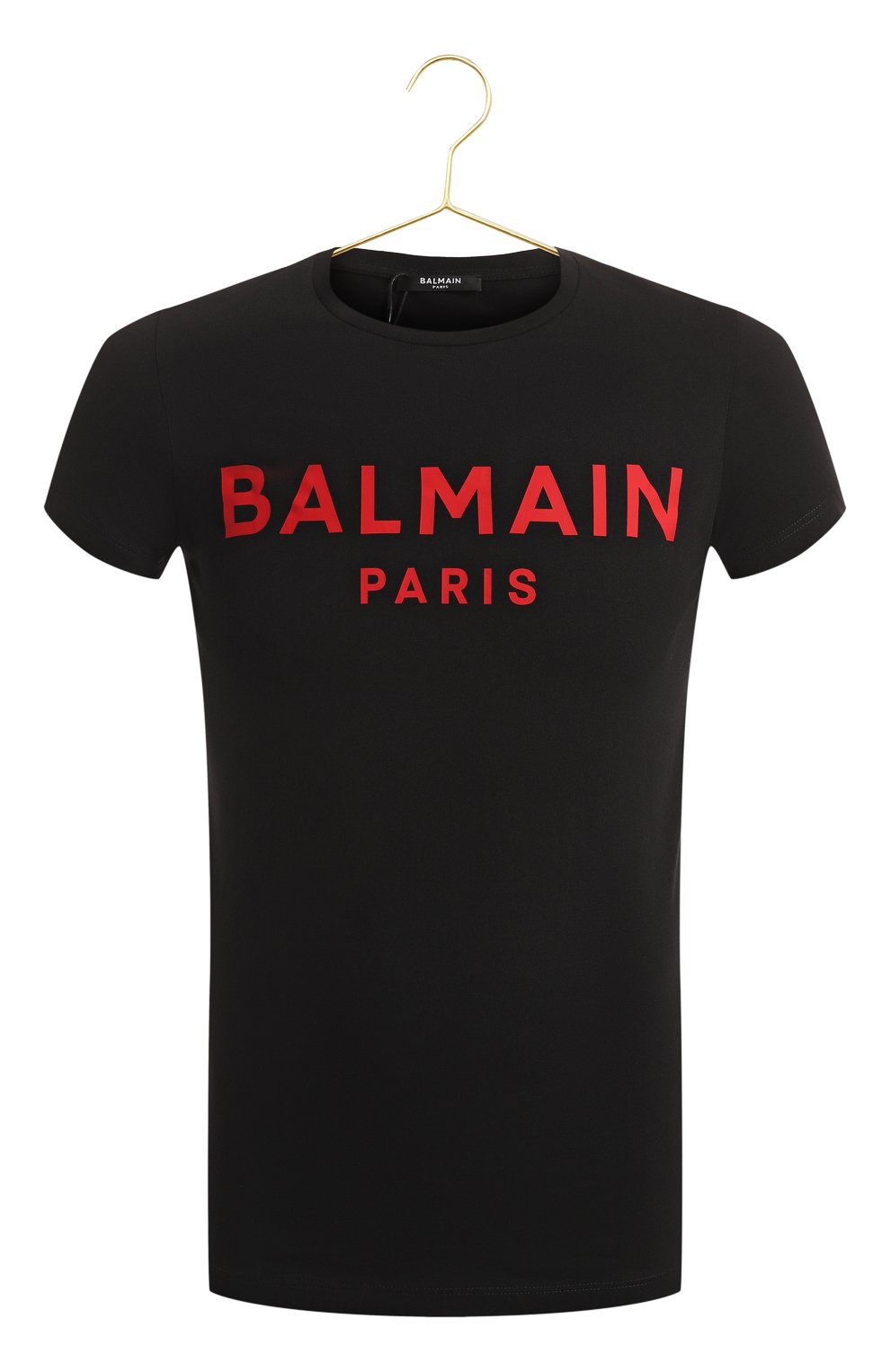 Хлопковая футболка | Balmain | Чёрный - 1