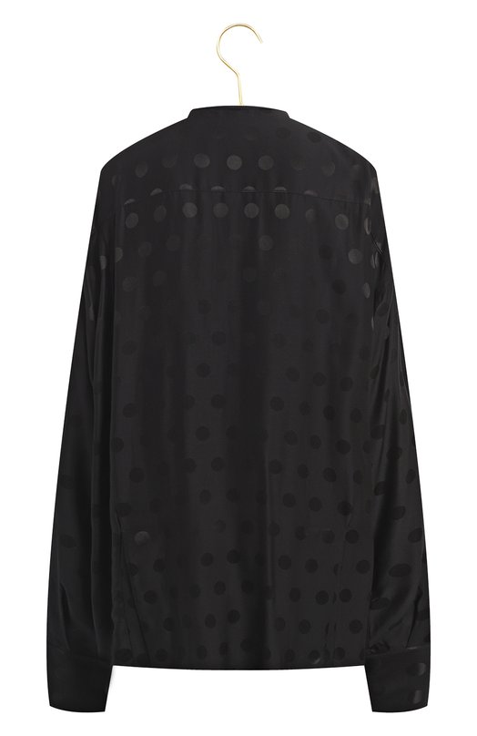 Блузка из вискозы и шелка | Haider Ackermann | Чёрный - 2