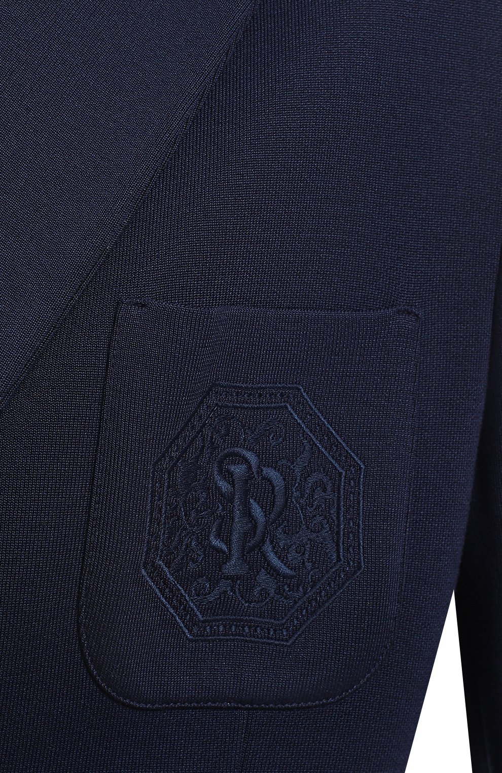 Шелковый пиджак | Stefano Ricci | Синий - 3