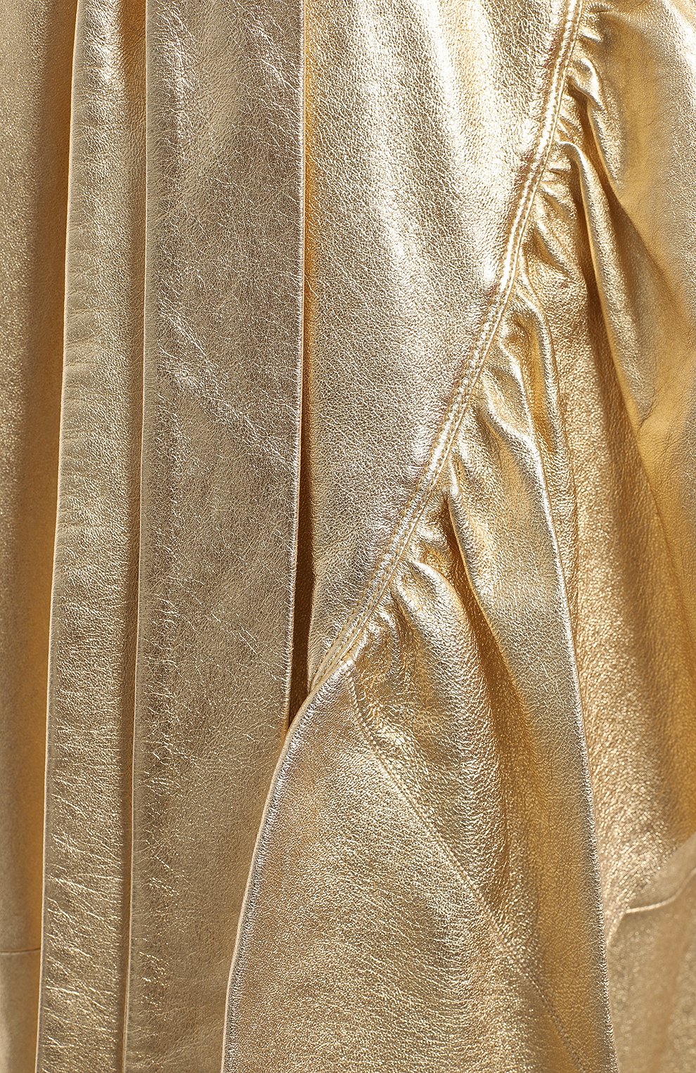 Кожаное платье | Zimmermann | Золотой - 3