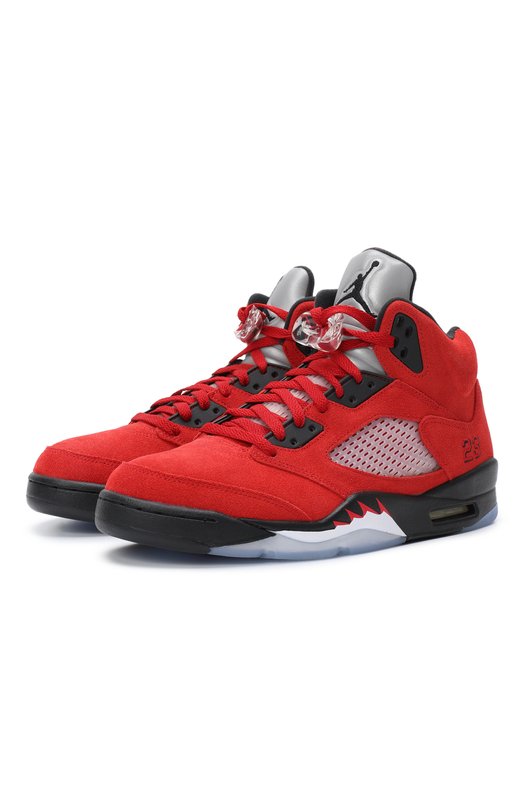 Кроссовки Air Jordan 5 Retro Raging Bull Red | Nike | Красный - 1