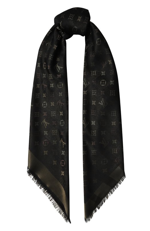 Платок из шелка и вискозы | Louis Vuitton | Чёрный - 1