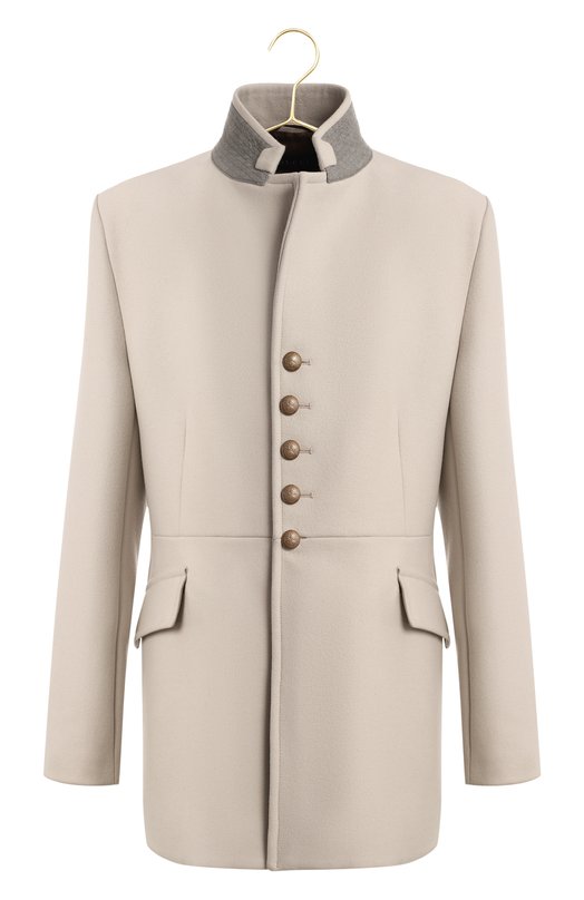 Шерстяное пальто | Gucci | Серый - 1