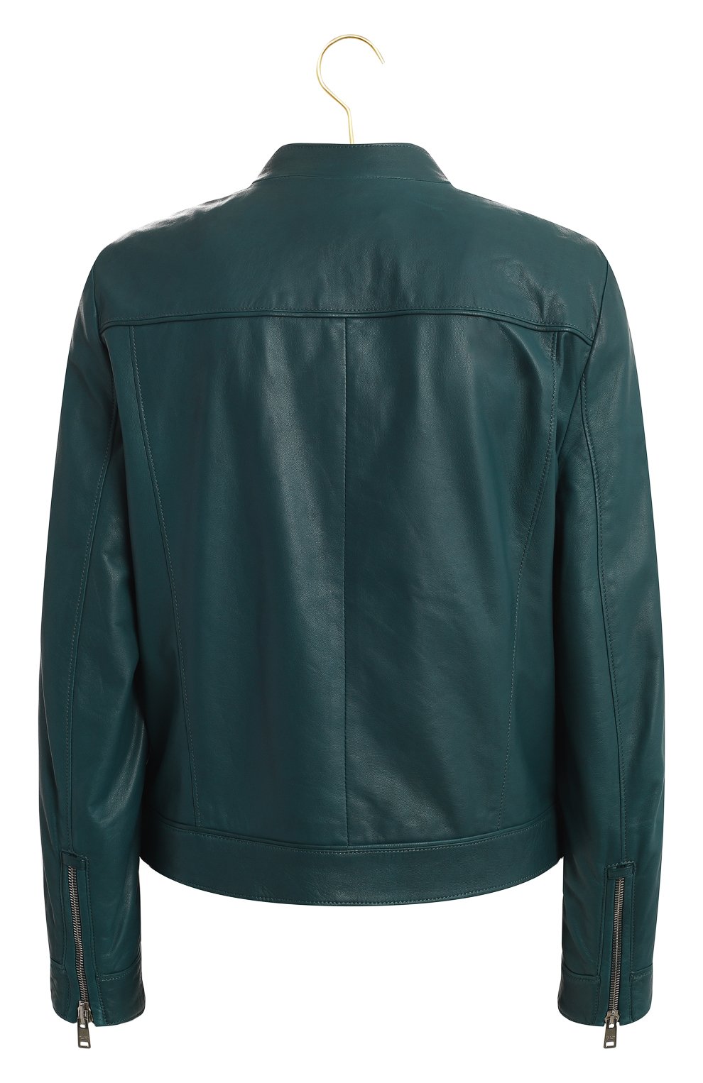 Кожаная куртка | Prada | Зелёный - 2