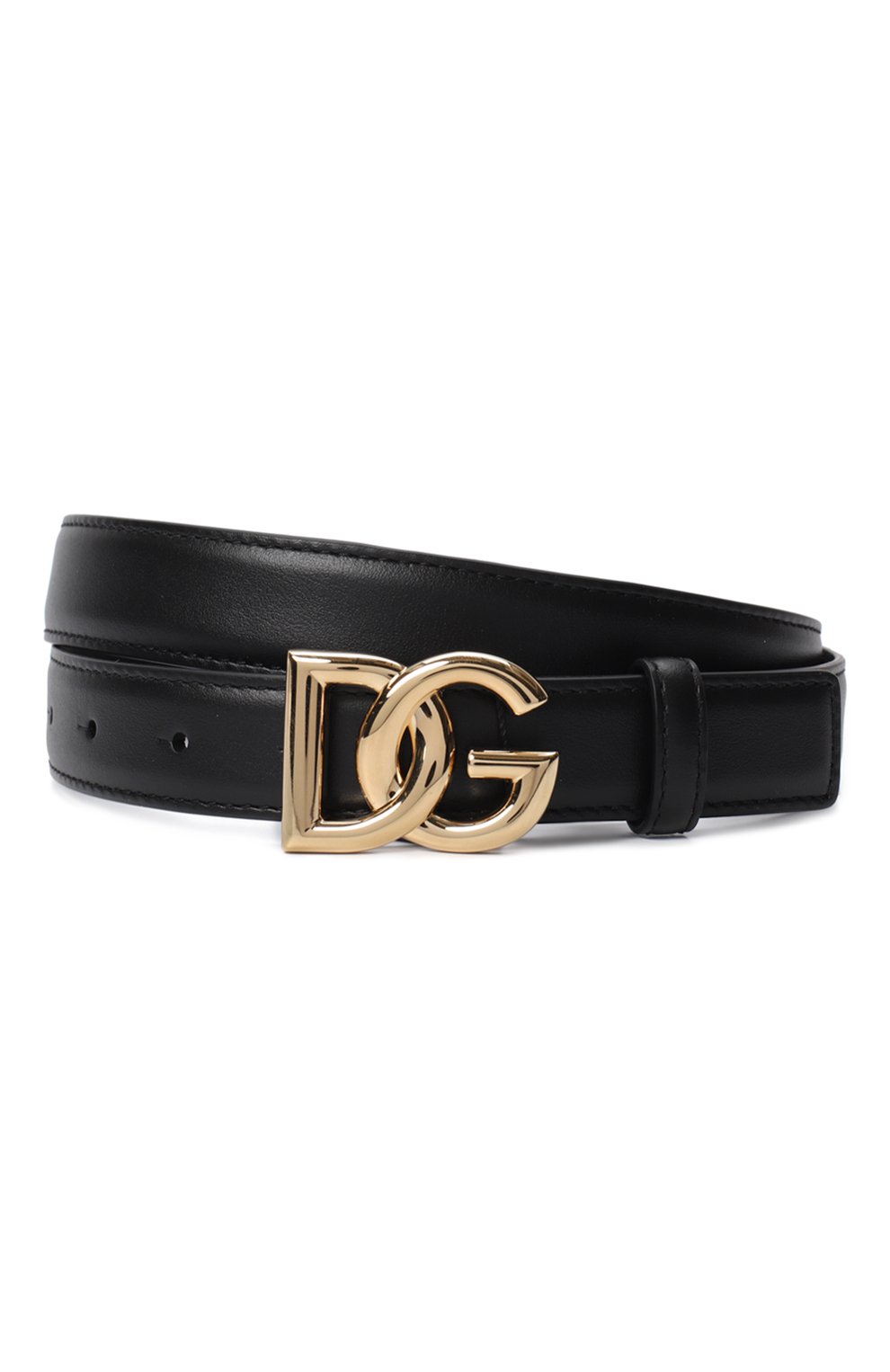 Кожаный ремень | Dolce & Gabbana | Чёрный - 1