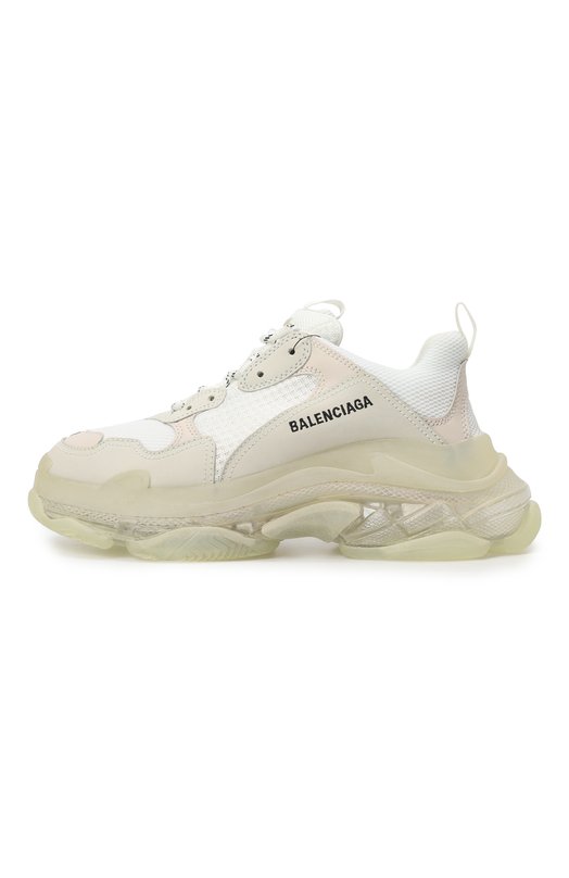 Комбинированные кроссовки Triple S | Balenciaga | Белый - 4