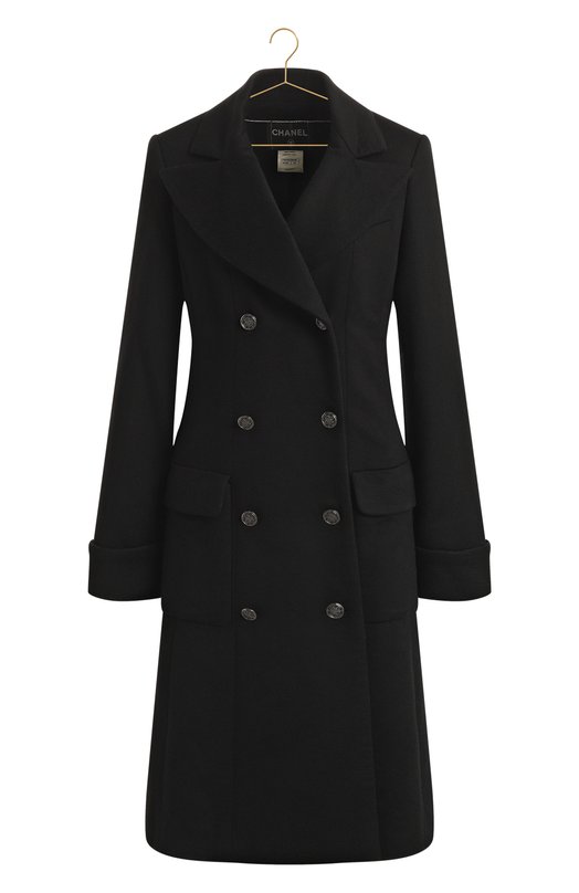 Кашемировое пальто | Chanel | Чёрный - 1