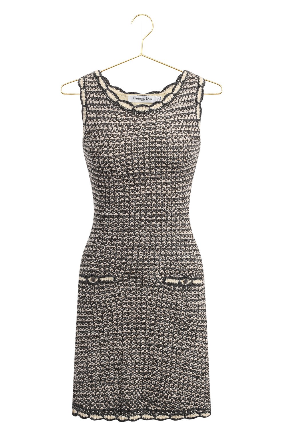 Шелковое платье | Dior | Серый - 1
