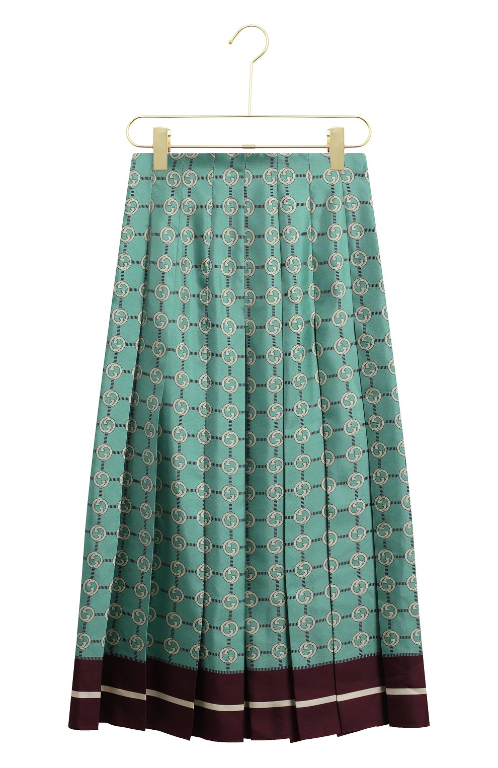 Шелковая юбка | Gucci | Зелёный - 1