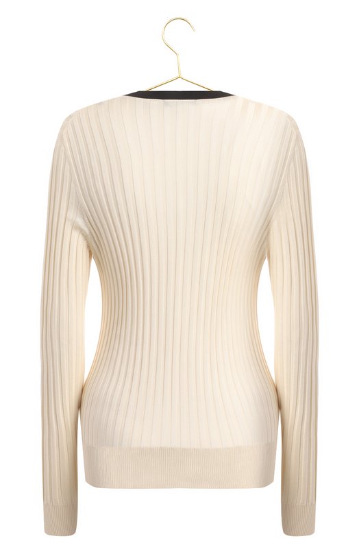 Шелковый пуловер | Dolce & Gabbana | Кремовый - 2