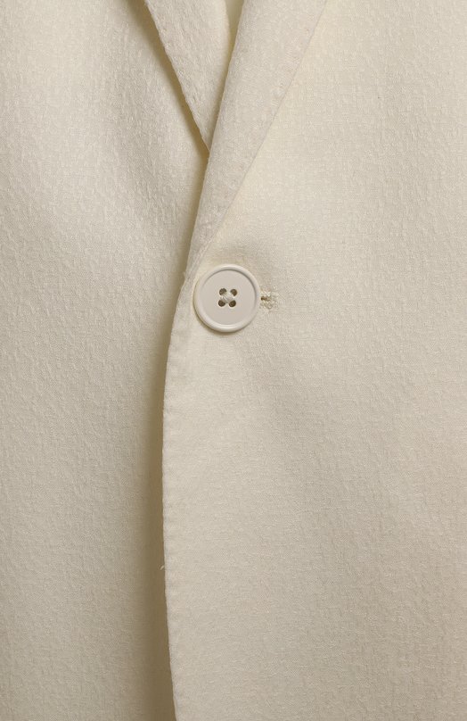Шерстяной пиджак | Dolce & Gabbana | Кремовый - 3