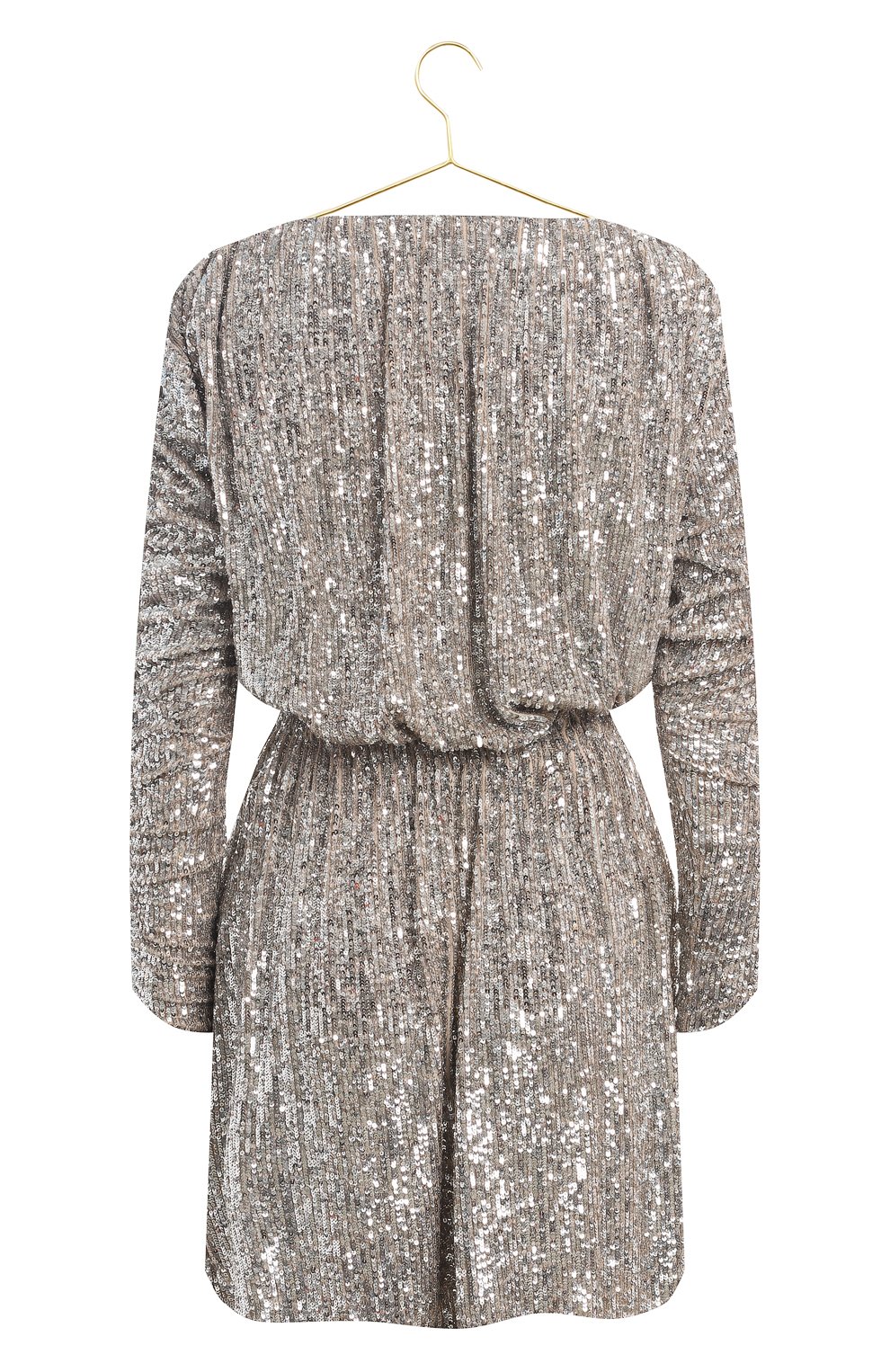 Платье с отделкой пайетками | Saint Laurent | Серебряный - 2