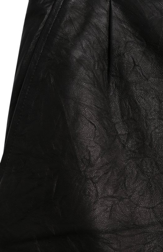 Кожаные шорты | L'Agence | Чёрный - 4