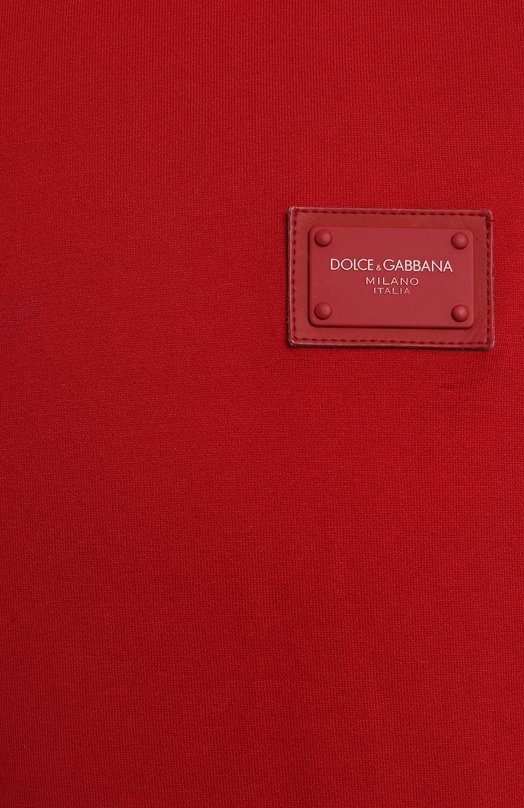 Хлопковая футболка | Dolce & Gabbana | Красный - 3
