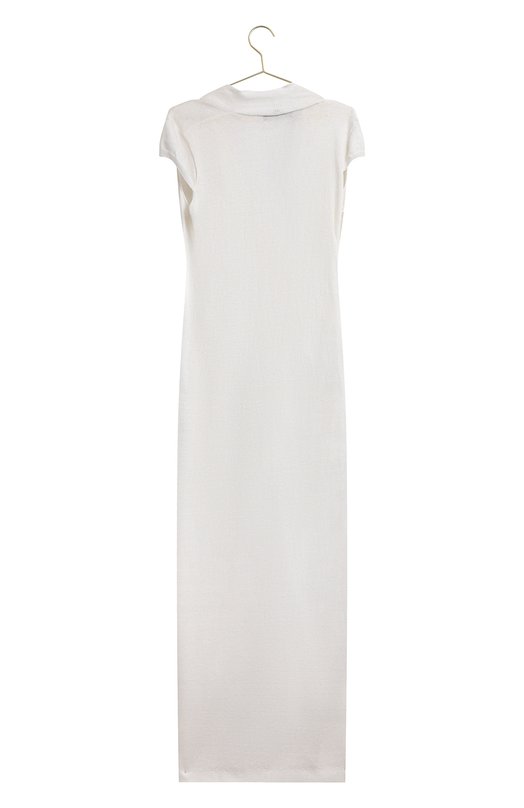 Платье изо льна и шелка | Loro Piana | Белый - 2