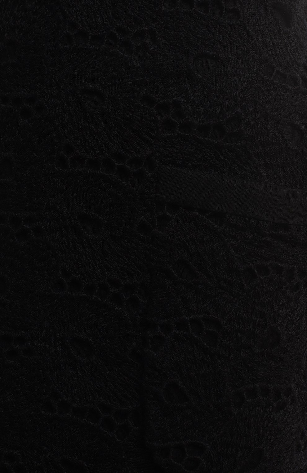 Платье из шерсти и вискозы | Dolce & Gabbana | Чёрный - 3