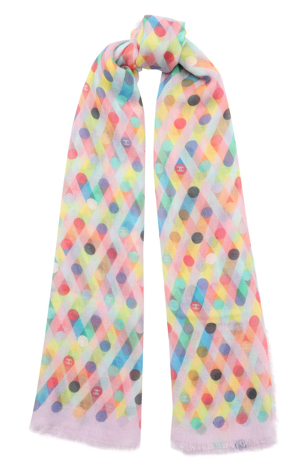 Кашемировый платок | Chanel | Разноцветный - 1