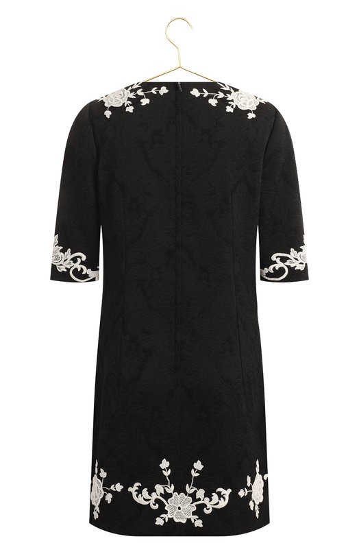 Жаккардовое платье | Dolce & Gabbana | Чёрно-белый - 2