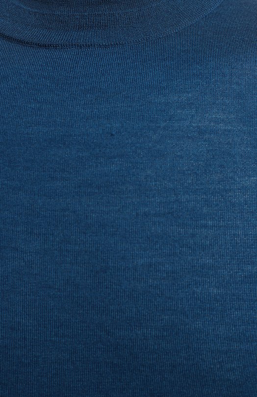 Водолазка из шерсти и шелка | Brioni | Синий - 3