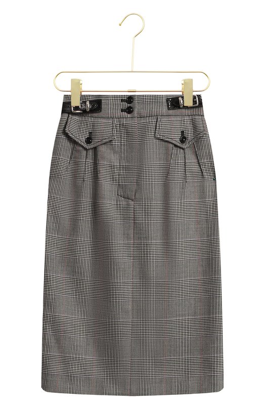 Шерстяная юбка | Dolce & Gabbana | Серый - 1